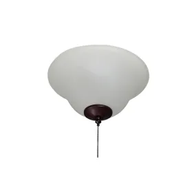 13 Inch 3 Lights E12 Ceiling Fan Light Kit, Bronze Finish