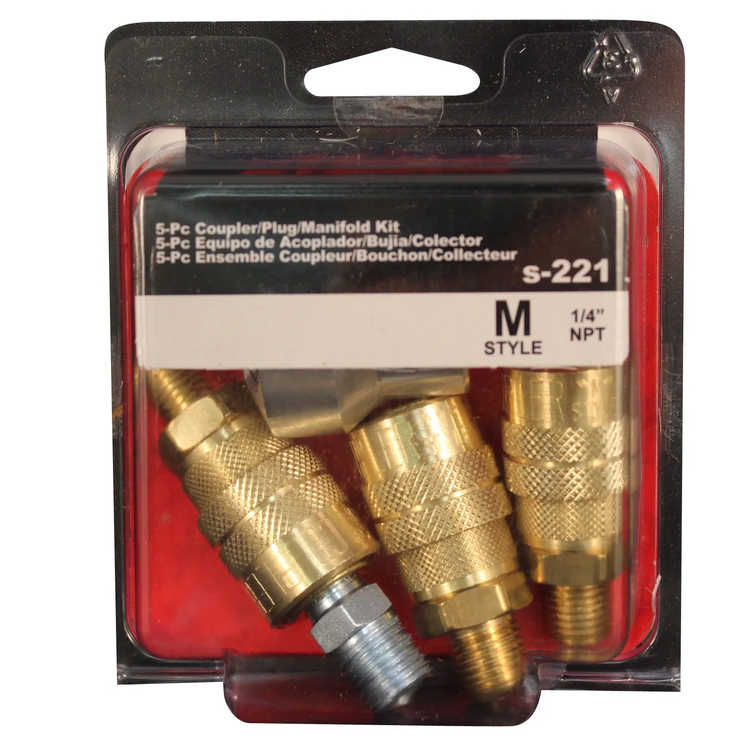 1/4" NPT M-STYLE® 3 in 1 Manifold Kit - 5 Piece
