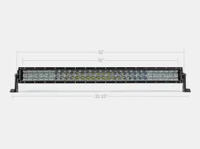 32" Dual Row 5D Optic OSRAM LED Bar BY CALI RAISED LED