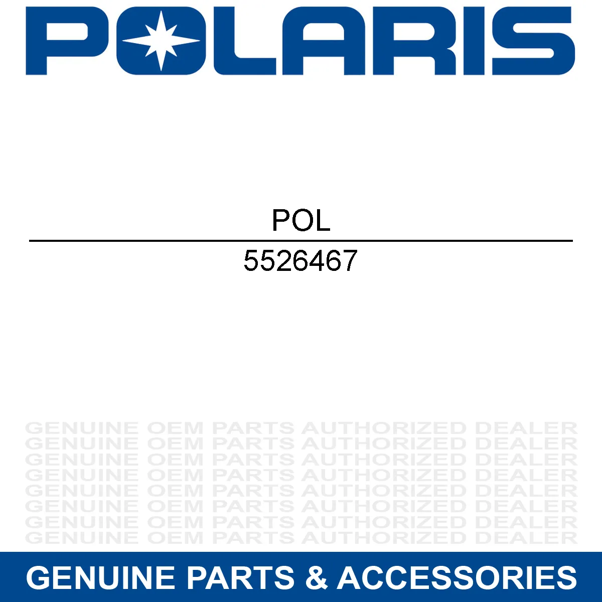 5526467 Polaris SEAL-AUDIO,LH