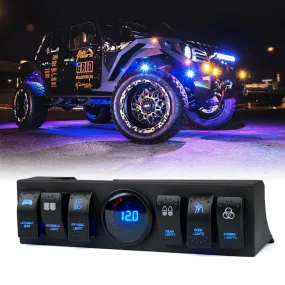 6 Rocker Switch Panel for Jeep Wrangler 2009-2018 JK JKU