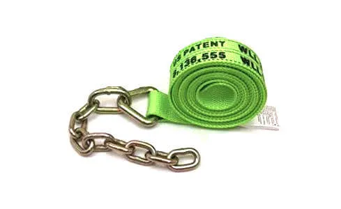 8-Point Diamond Weave Hi-Vis Green Tie Down Kit