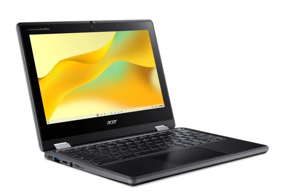 Acer, R756TN-TCO-C89K Chromebook Laptop, Intel N100, 4 GB RAM, 128 GB SS, 11.6" Inch HD Display, ChromeOS, Black
