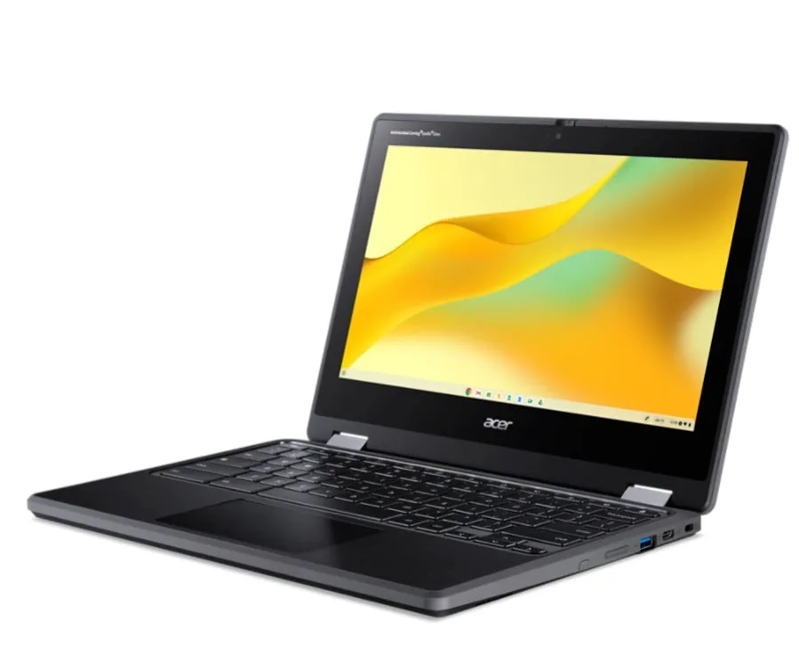 Acer, R756TN-TCO-C89K Chromebook Laptop, Intel N100, 4 GB RAM, 128 GB SS, 11.6" Inch HD Display, ChromeOS, Black