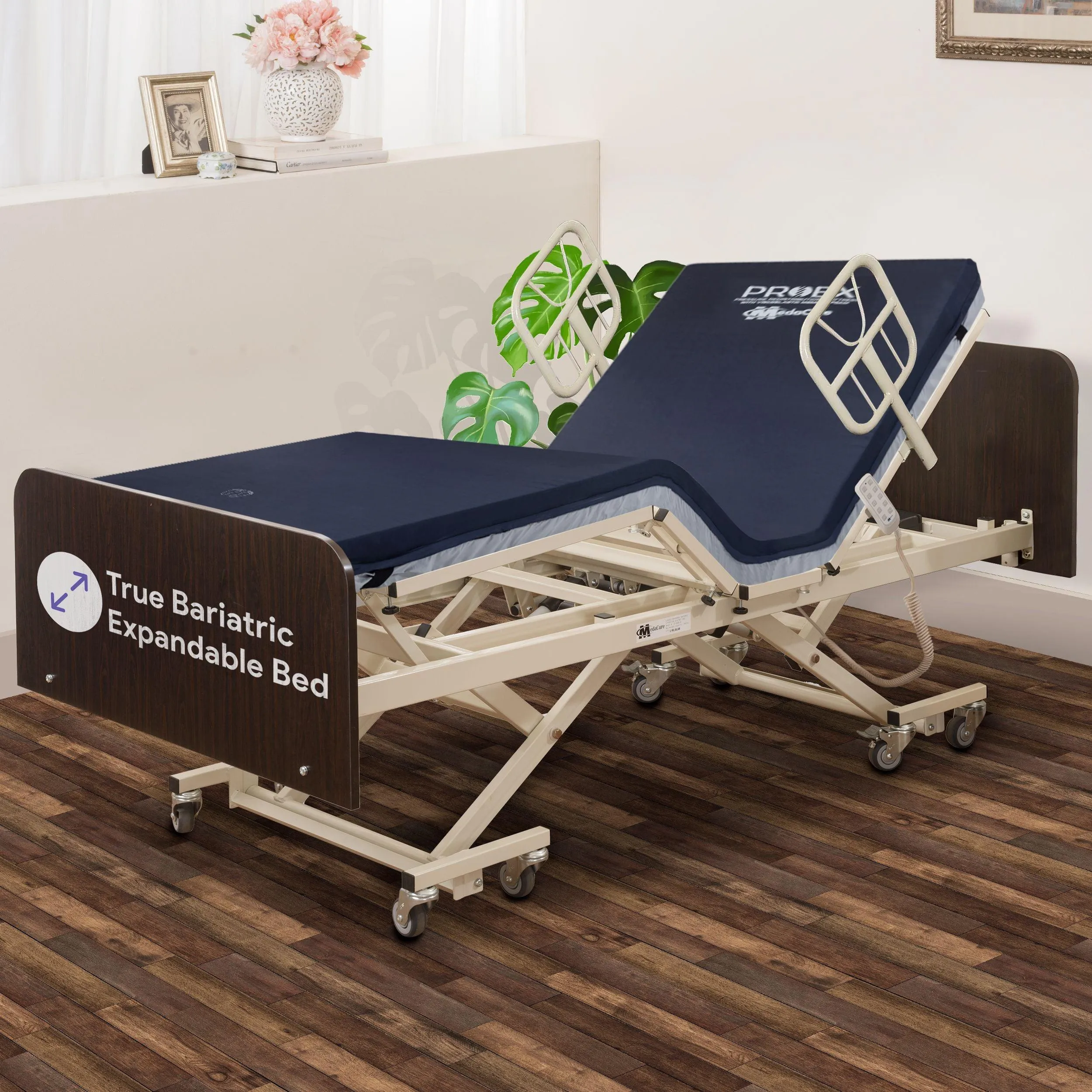 Adjustable Bariatric Hospital Bed - 750lbs Cap