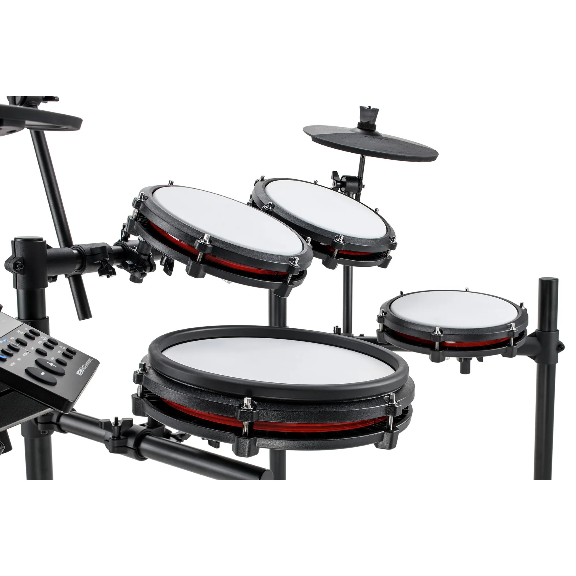 Alesis Nitro Max Eight Piece Electronic Drum Kit w/ Mesh Heads and Bluetooth