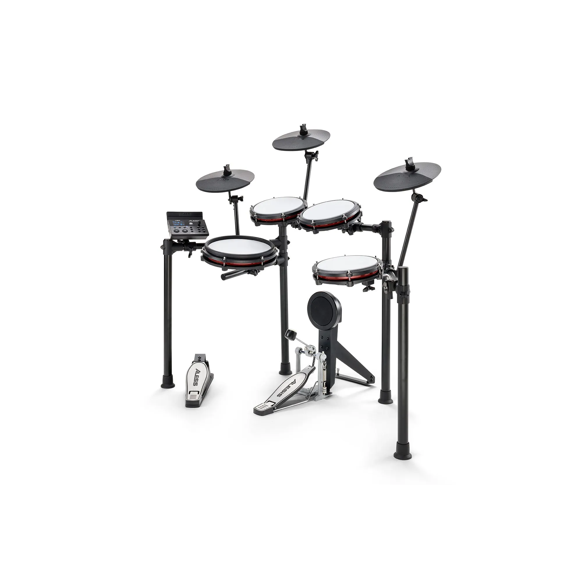 Alesis Nitro Max Eight Piece Electronic Drum Kit w/ Mesh Heads and Bluetooth