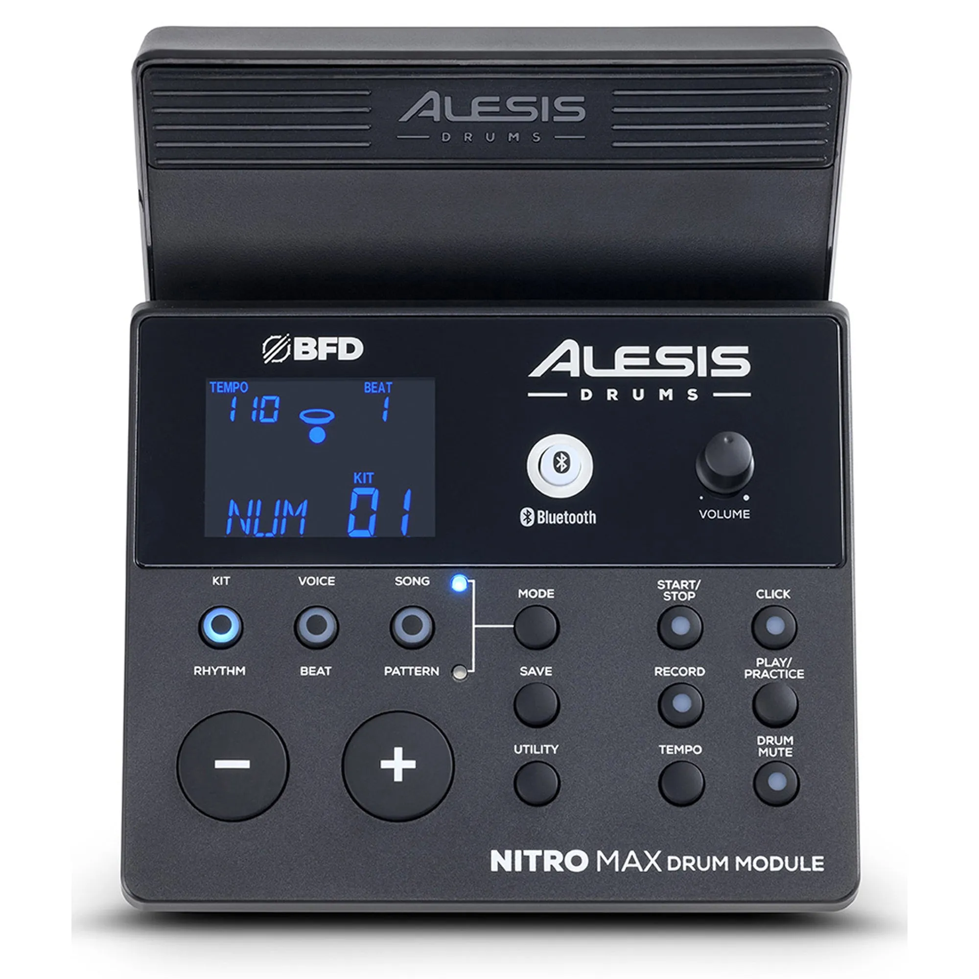 Alesis Nitro Max Eight Piece Electronic Drum Kit w/ Mesh Heads and Bluetooth