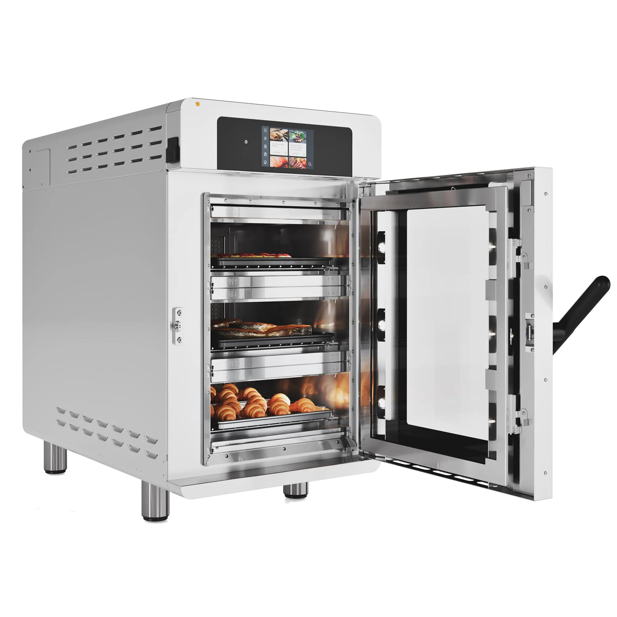 Alto-Shaam VMC-H3H Vector H Series Multi-Cook 3-Chamber Electric Oven – Ventless with Deluxe Controls – 208-240 VAC, 1-Phase