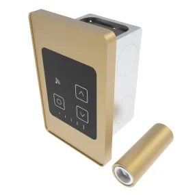 Amba ATW-TDHCR-SB Remote Touch Digital Heat Controller - Satin Brass