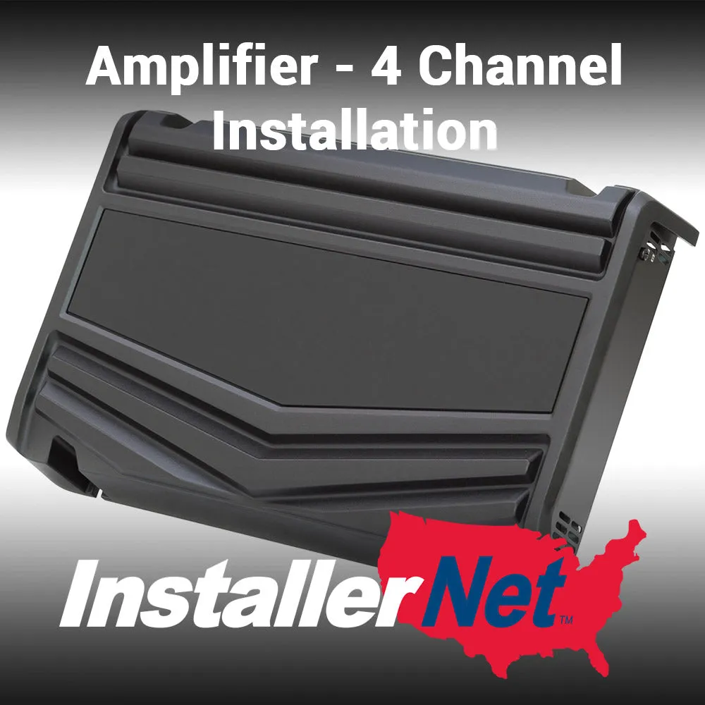 Amplifier (4 CH) Installation