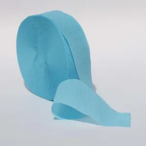 Baby Blue Crepe Paper Streamers 150' Long