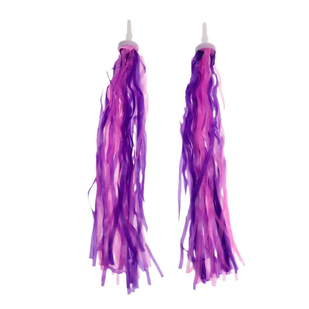 Bike   Kids girls and boys Handlebar Streamers Tassels Traditional Retro Decorative Streamers  Riding 5 Color