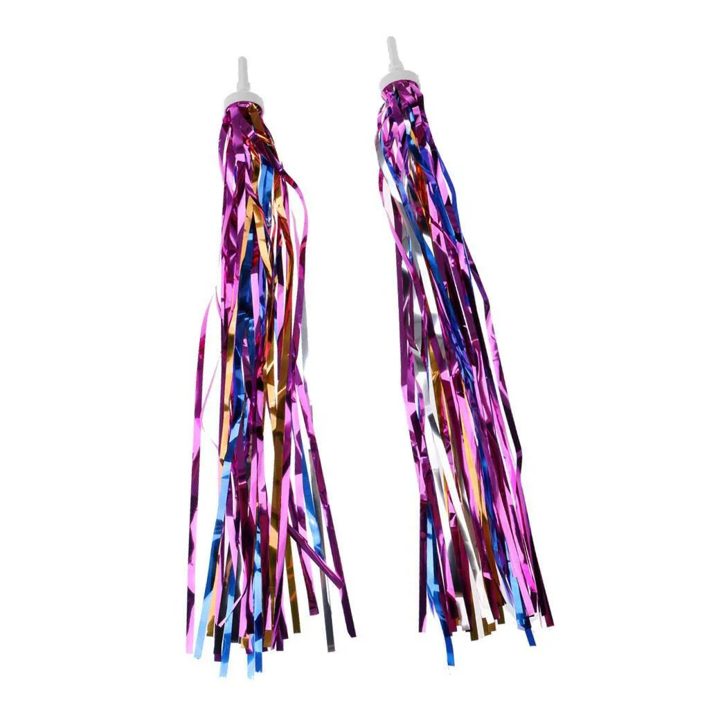 Bike   Kids girls and boys Handlebar Streamers Tassels Traditional Retro Decorative Streamers  Riding 5 Color