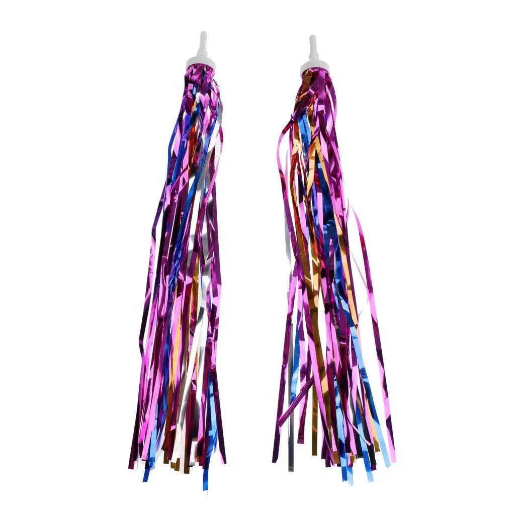 Bike   Kids girls and boys Handlebar Streamers Tassels Traditional Retro Decorative Streamers  Riding 5 Color