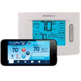 Braeburn BlueLink Wi-Fi Programmable Thermostat Model 7320 (3H/2C)