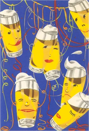 BV-305 Party Beer - Vintage Image