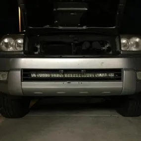 Cali Raised LED 2003-2009 Toyota 4runner 32" Lower Bumper Hidden LED Light Bar Brackets Kit