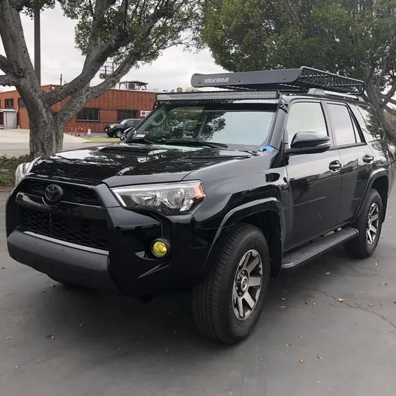 Cali Raised LED 2003-2022 Toyota 4Runner 52" Curved LED Light Bar Roof Brackets Kit