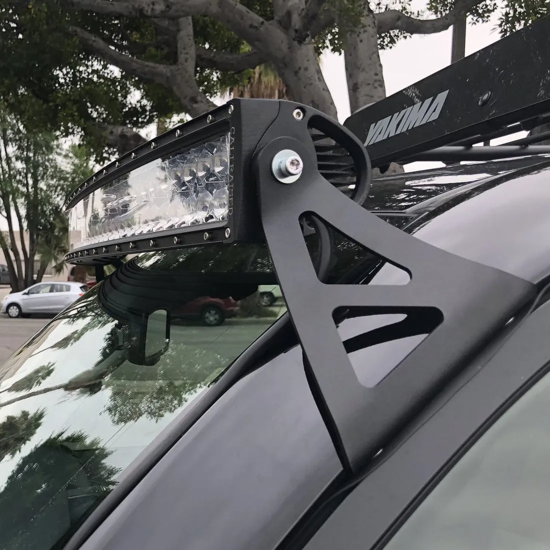 Cali Raised LED 2003-2022 Toyota 4Runner 52" Curved LED Light Bar Roof Brackets Kit