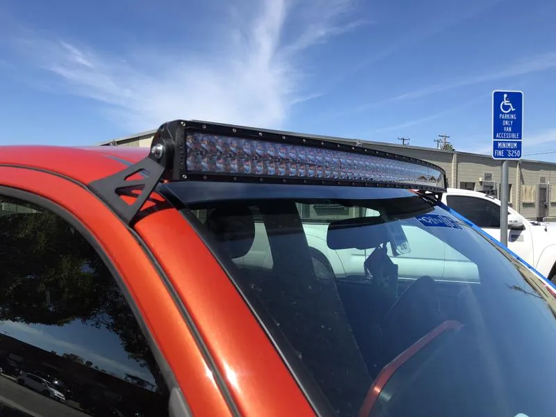 Cali Raised LED 2005-2022 Toyota Tacoma 52" Curved LED Light Bar Roof Brackets Kit