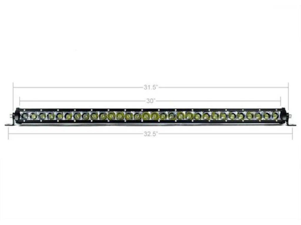 Cali Raised LED 2016-2022 Toyota Tacoma 32" Lower Bumper Flush Slim Light Bar Kit