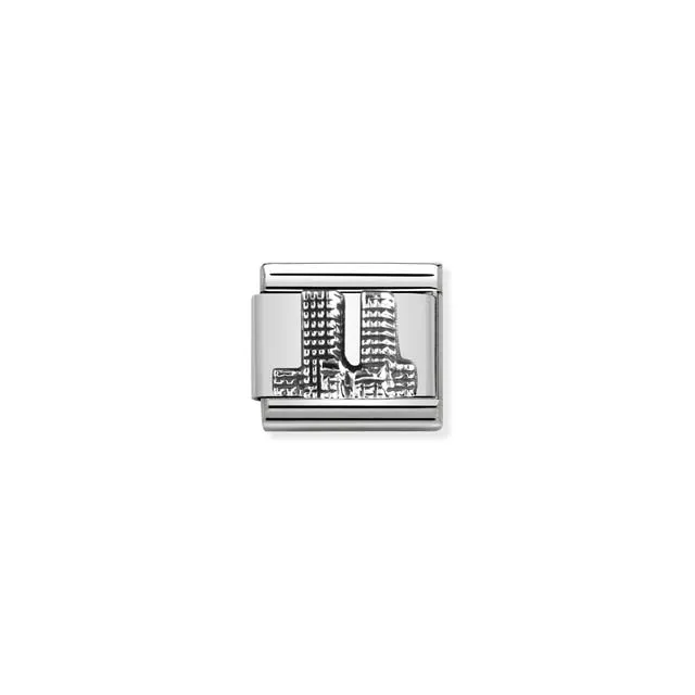 Classic Twin Towers Link - Silver - 330105/03