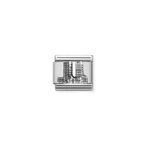 Classic Twin Towers Link - Silver - 330105/03