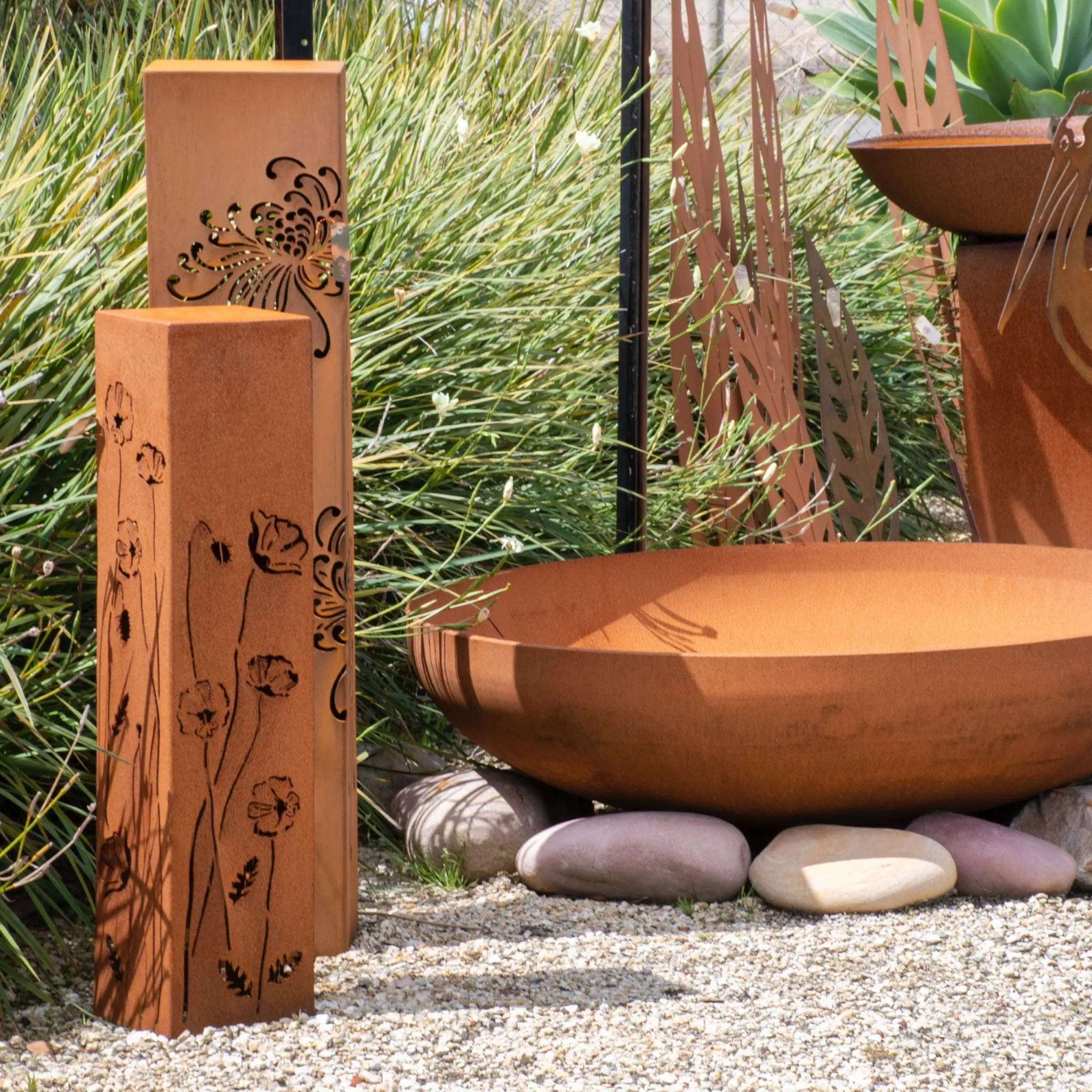 Corten Light tower - 900mm