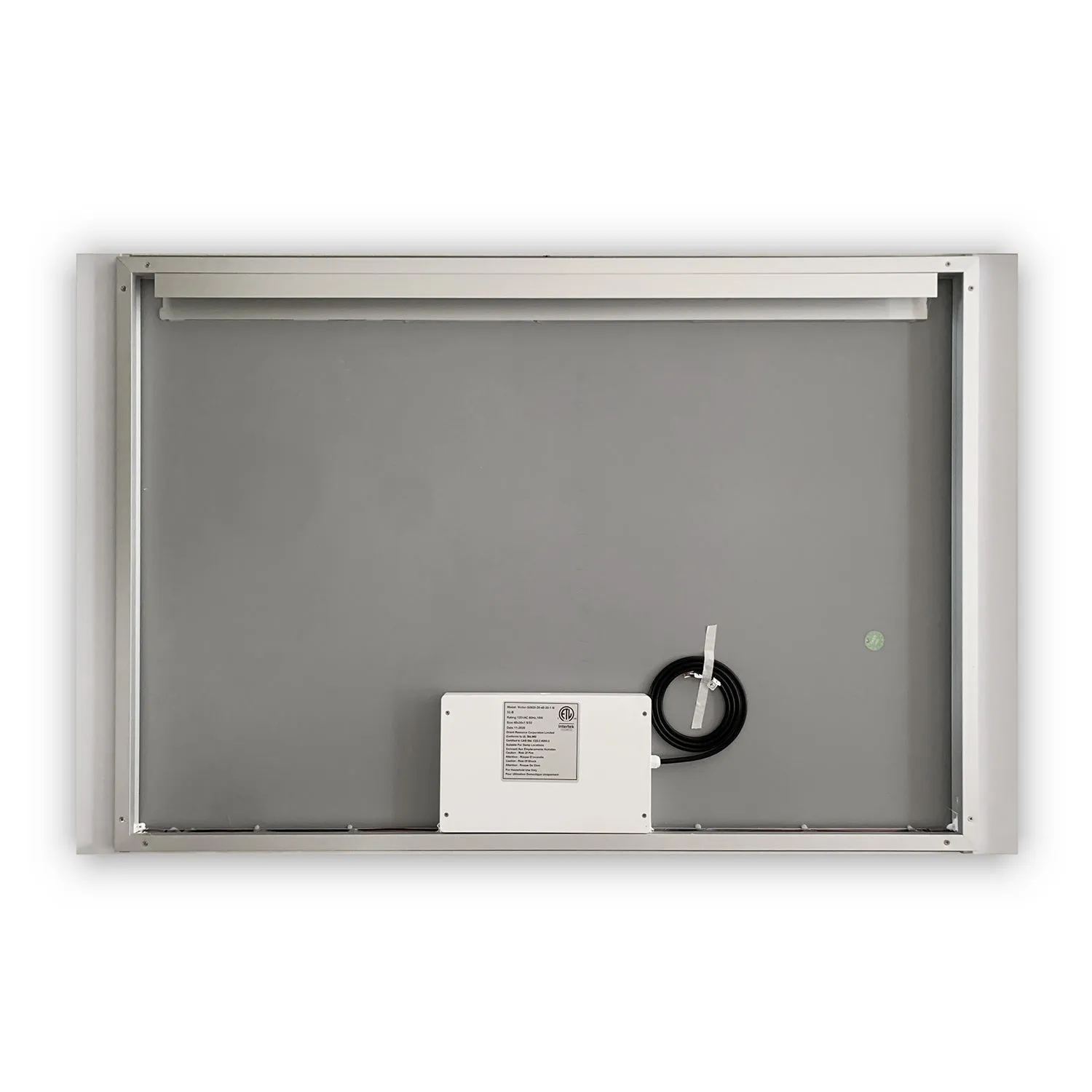 Cosenza Rectangle Frameless Modern LED Bathroom Vanity Mirror