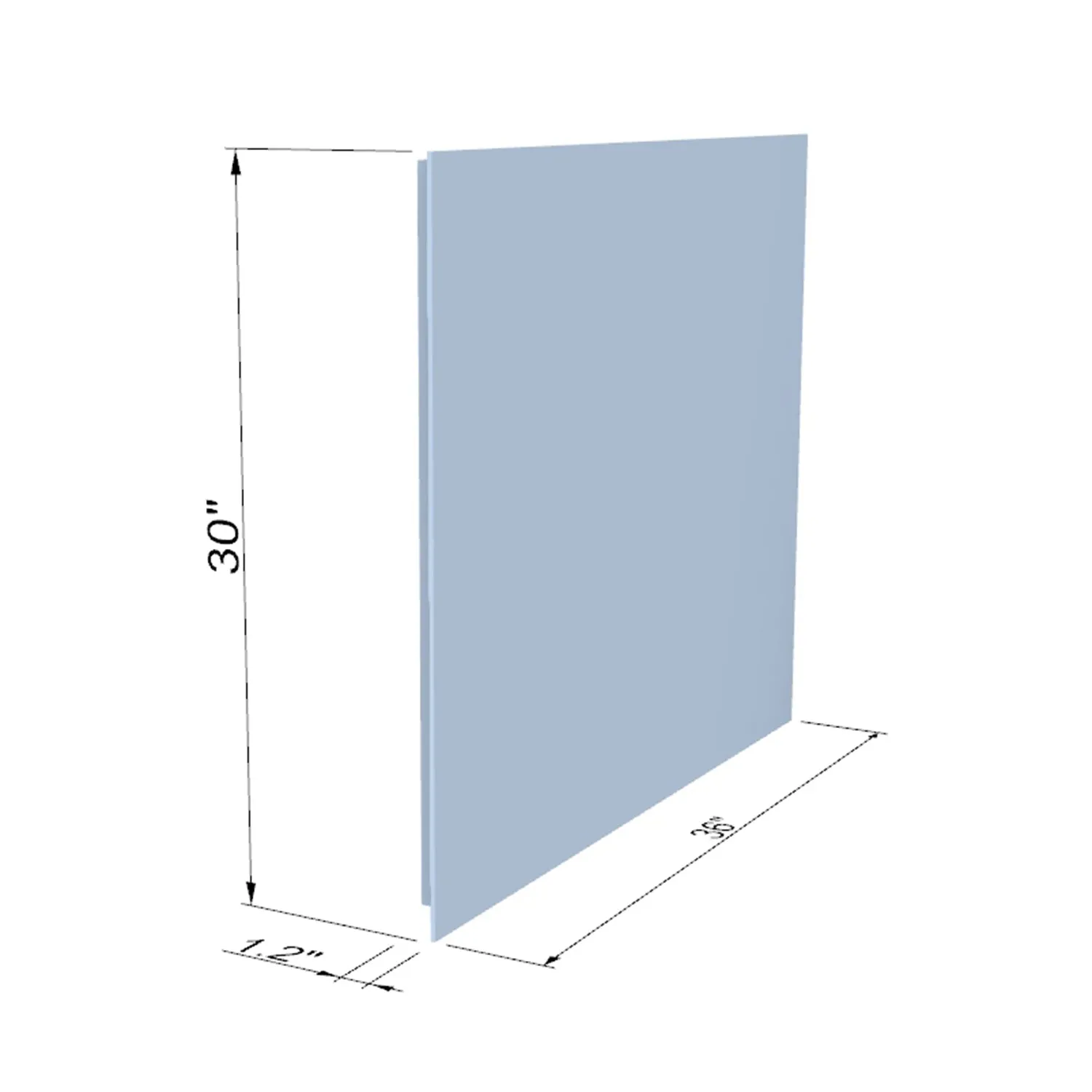 Cosenza Rectangle Frameless Modern LED Bathroom Vanity Mirror