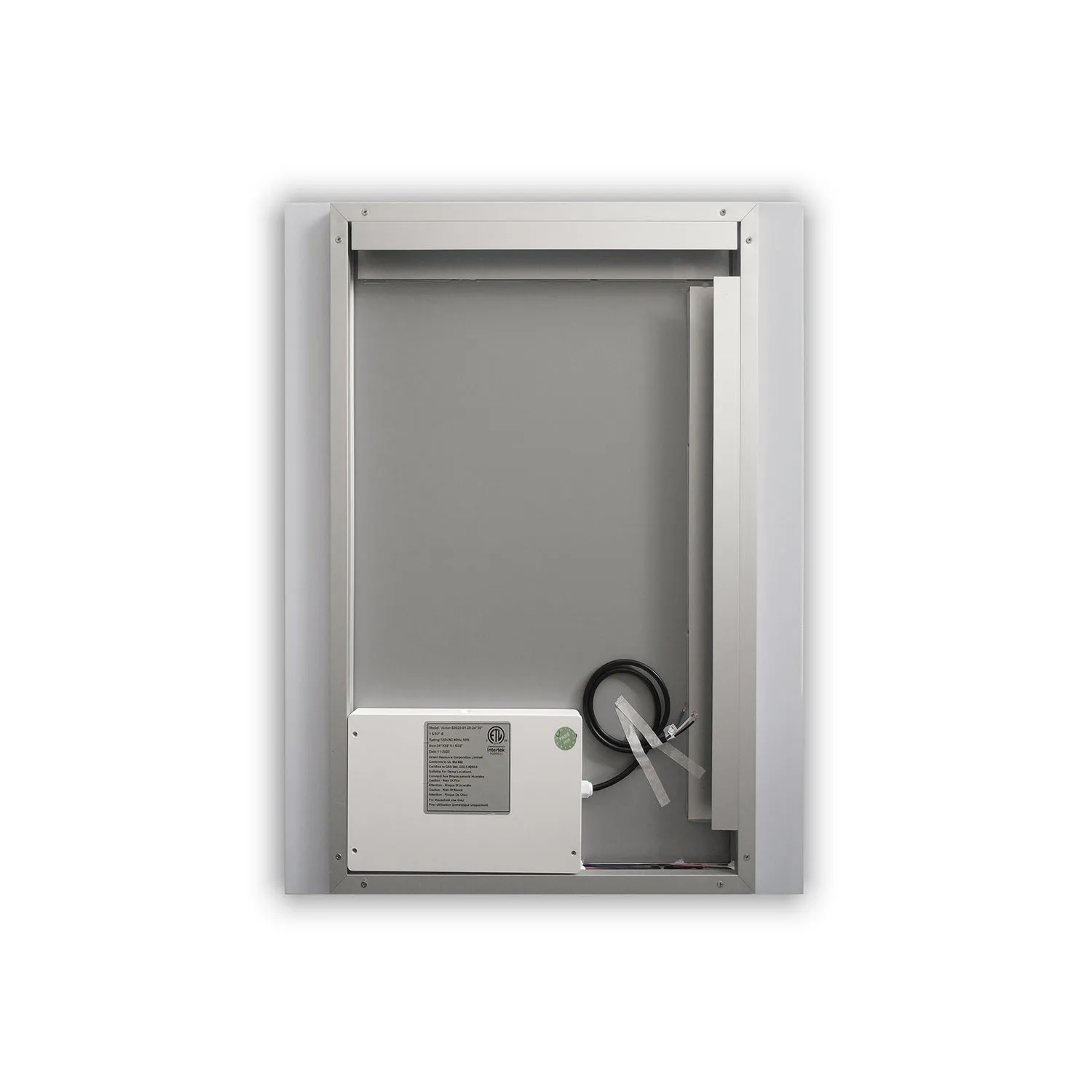 Cosenza Rectangle Frameless Modern LED Bathroom Vanity Mirror