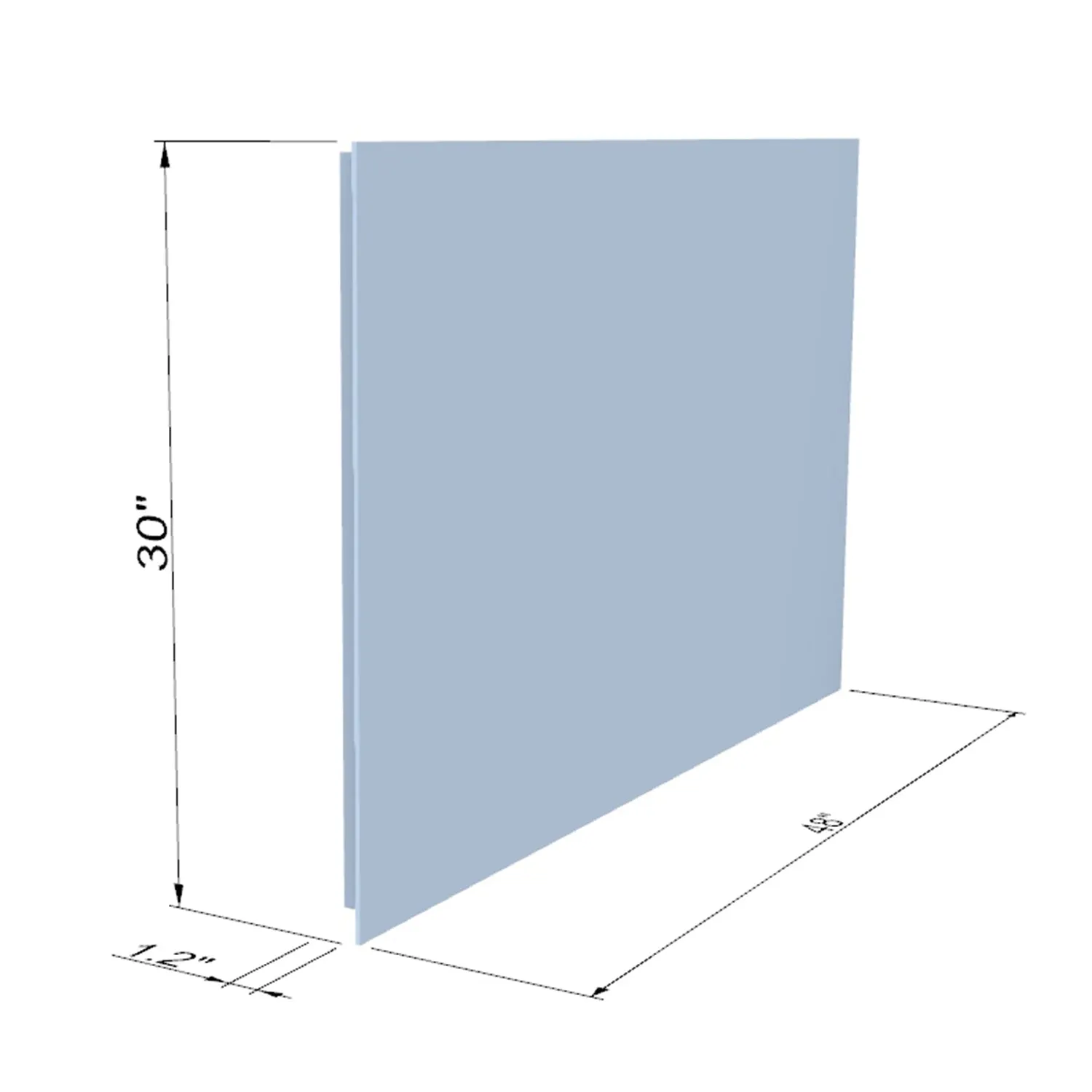Cosenza Rectangle Frameless Modern LED Bathroom Vanity Mirror