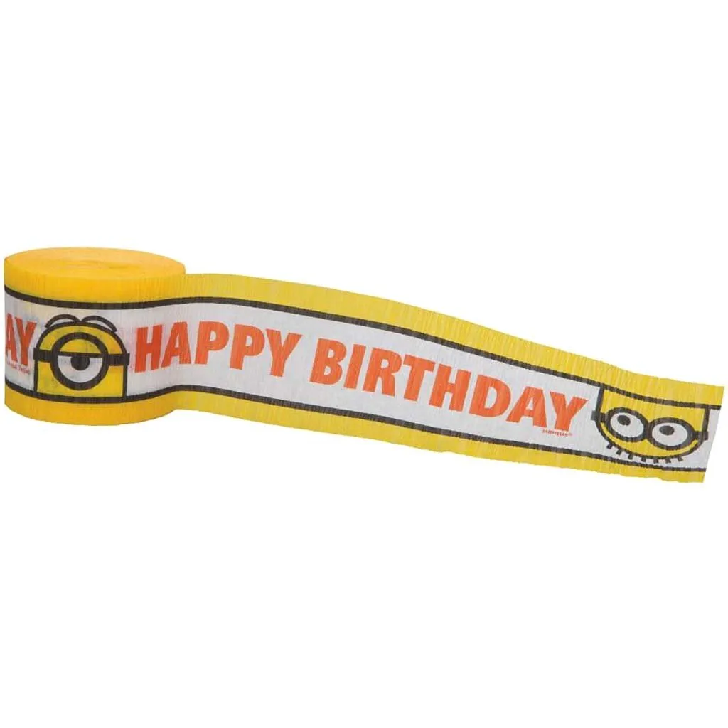 Crepe Streamer 30ft, Despicable Me