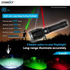 Cyansky H3V2 Multi-color Searchlight 1600LMS 575M