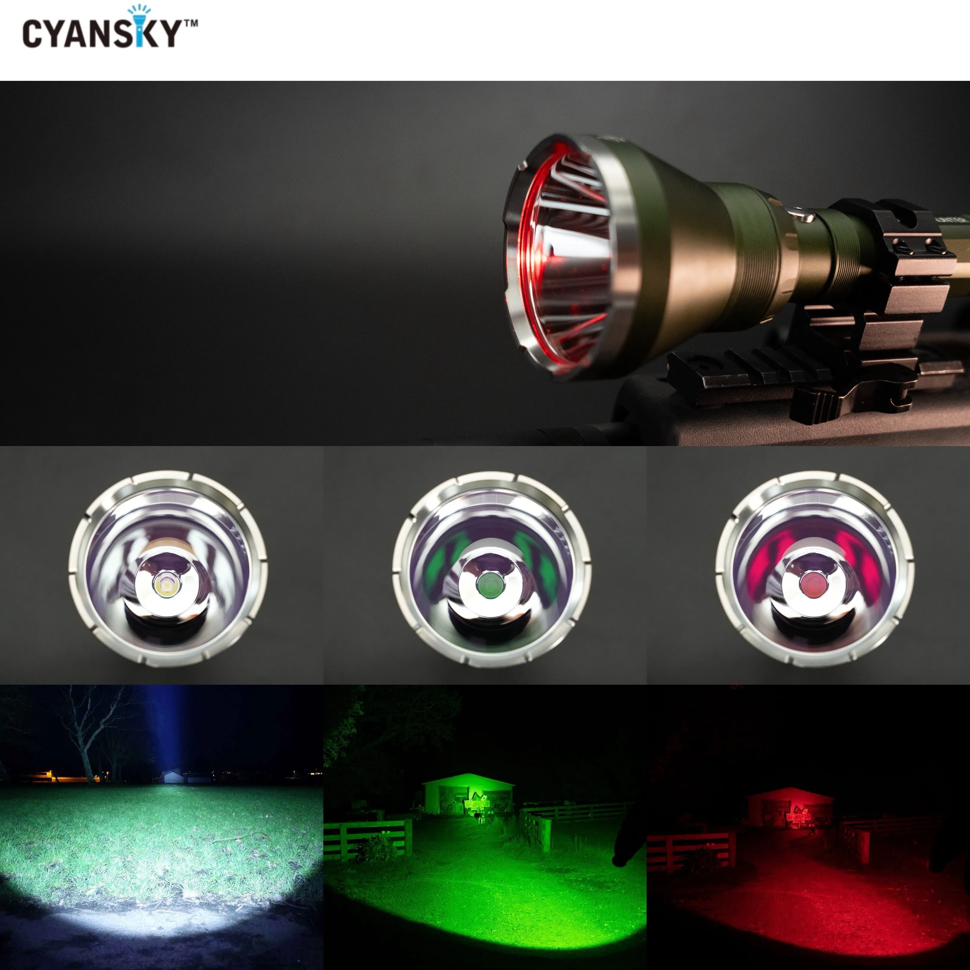 Cyansky HUNTER Multi-color Searchlight 1800LMS 818M