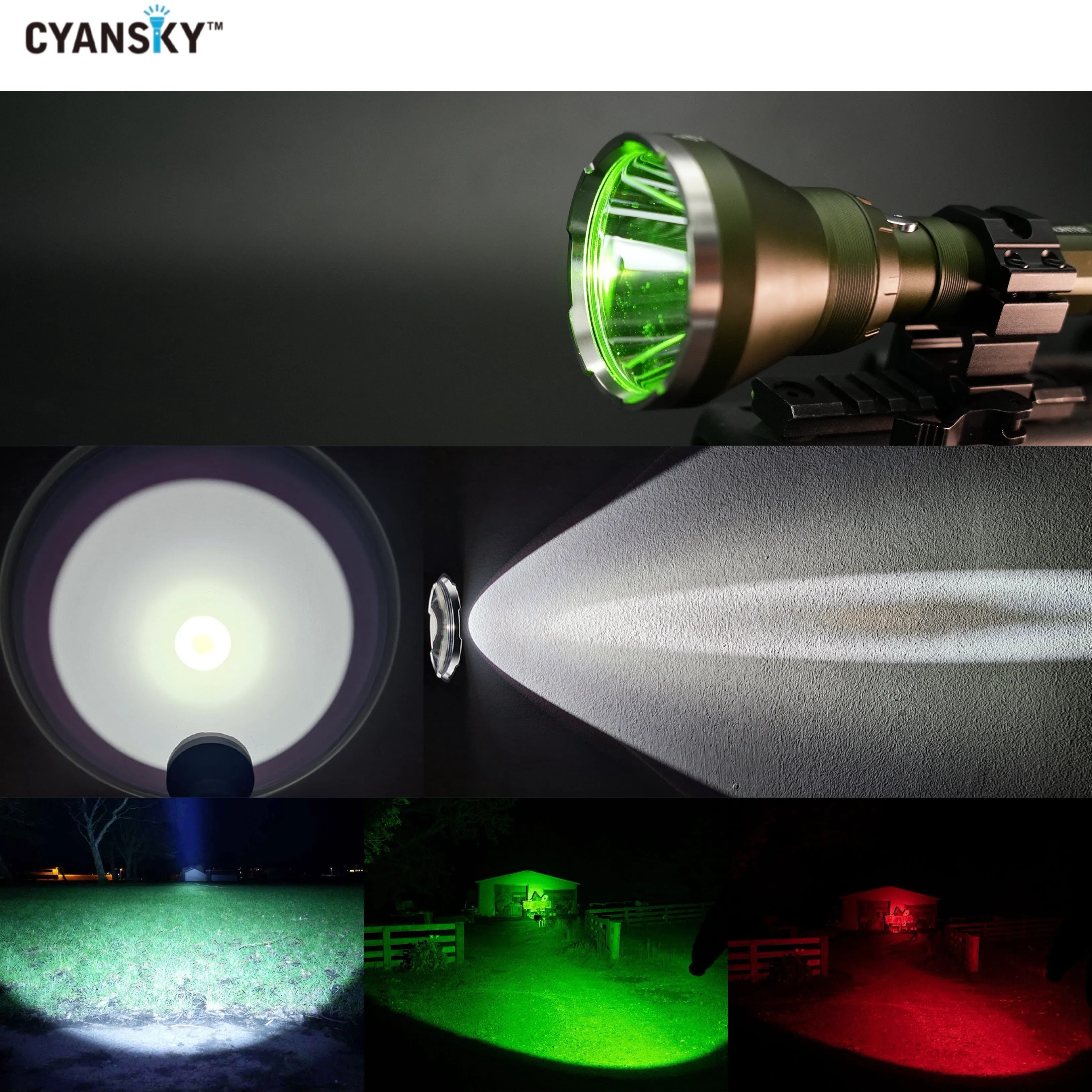 Cyansky HUNTER Multi-color Searchlight 1800LMS 818M