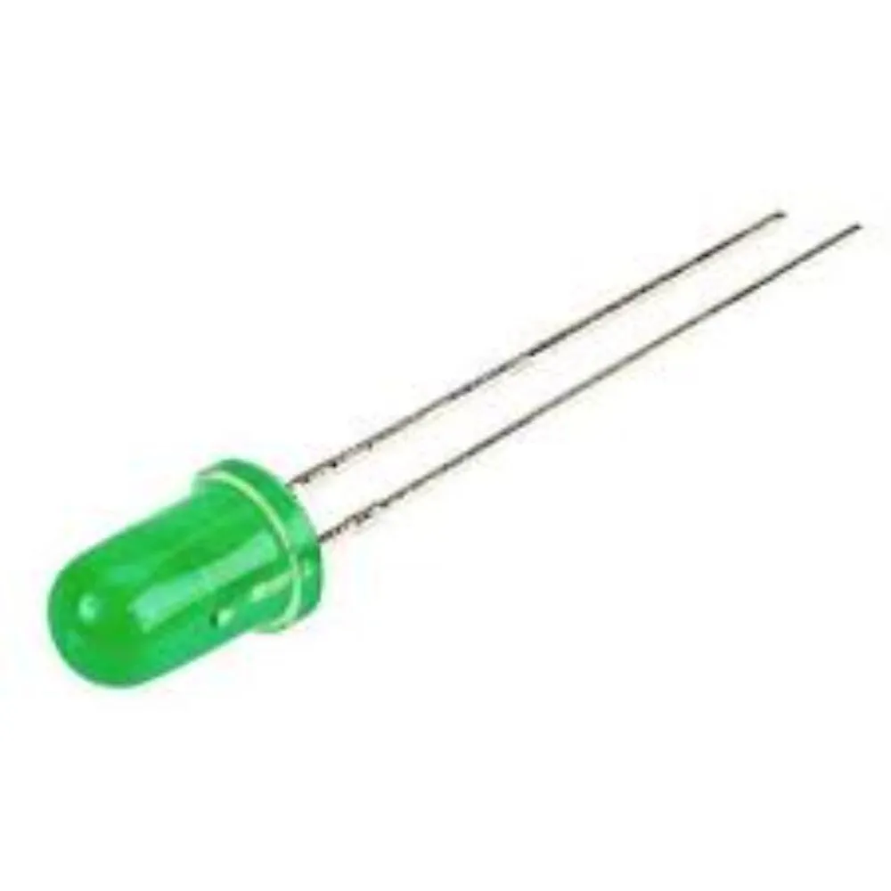 Diffused Green LED Pack of 50 Pcs 5mm