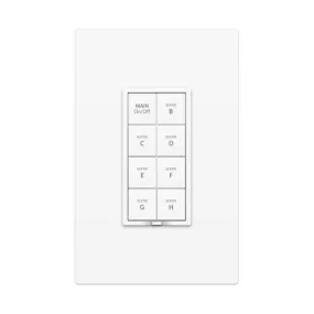 Dimmer Keypad, 8-Button