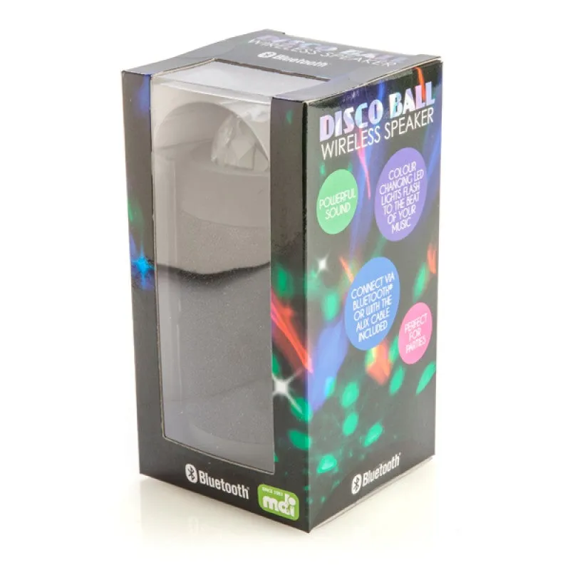 Disco Ball Wireless Speaker Black