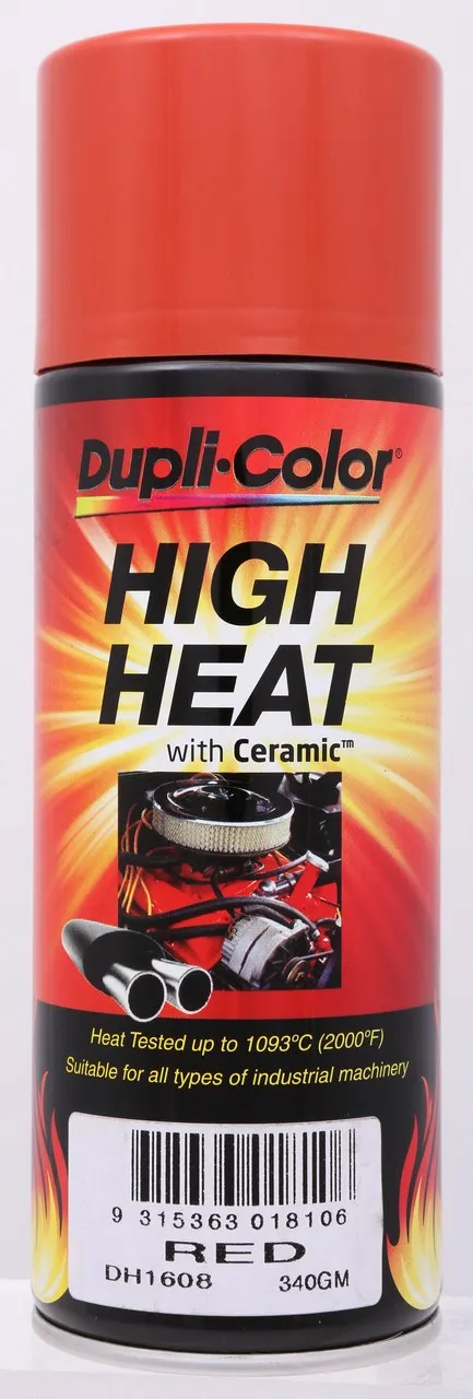 Dupli-Color Hi Heat Ceramic - Red, 340g - DH1608 (Pickup Only)