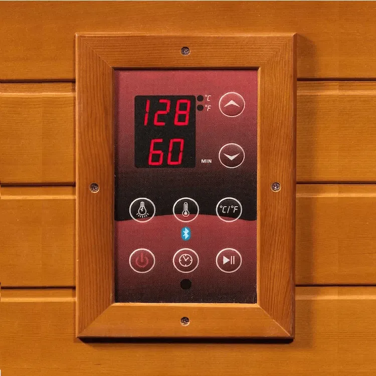 Dynamic Venice 2-person Low EMF FAR Indoor Infrared Sauna   Red Light Therapy | DYN-6210-01