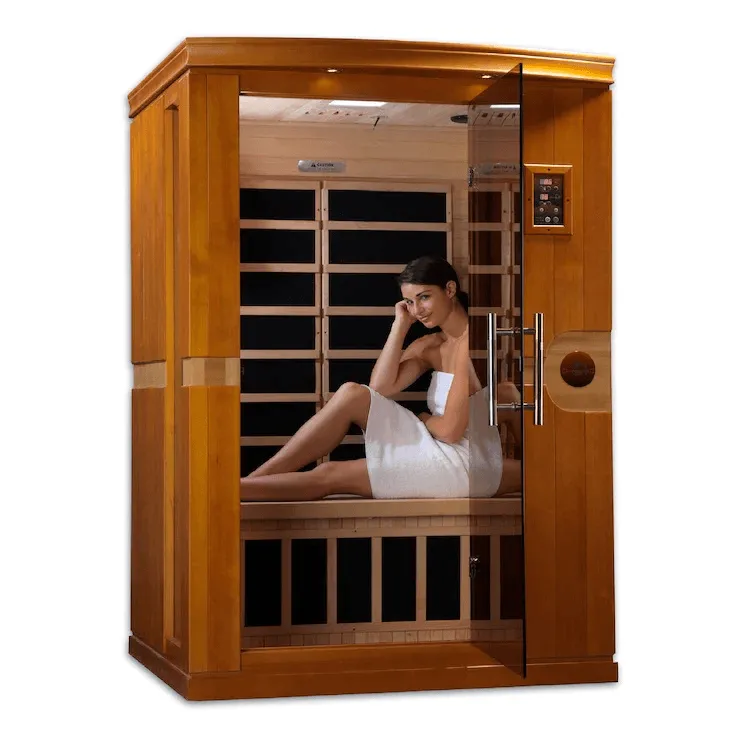 Dynamic Venice 2-person Low EMF FAR Indoor Infrared Sauna   Red Light Therapy | DYN-6210-01