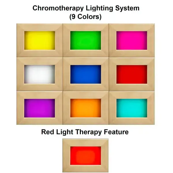 Dynamic Venice 2-person Low EMF FAR Indoor Infrared Sauna   Red Light Therapy | DYN-6210-01