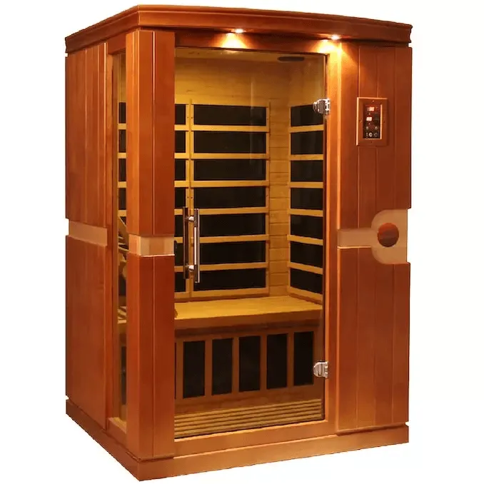 Dynamic Venice 2-person Low EMF FAR Indoor Infrared Sauna   Red Light Therapy | DYN-6210-01