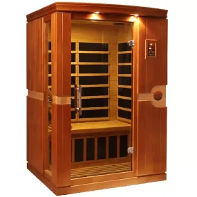 Dynamic Venice 2-person Low EMF FAR Indoor Infrared Sauna   Red Light Therapy | DYN-6210-01