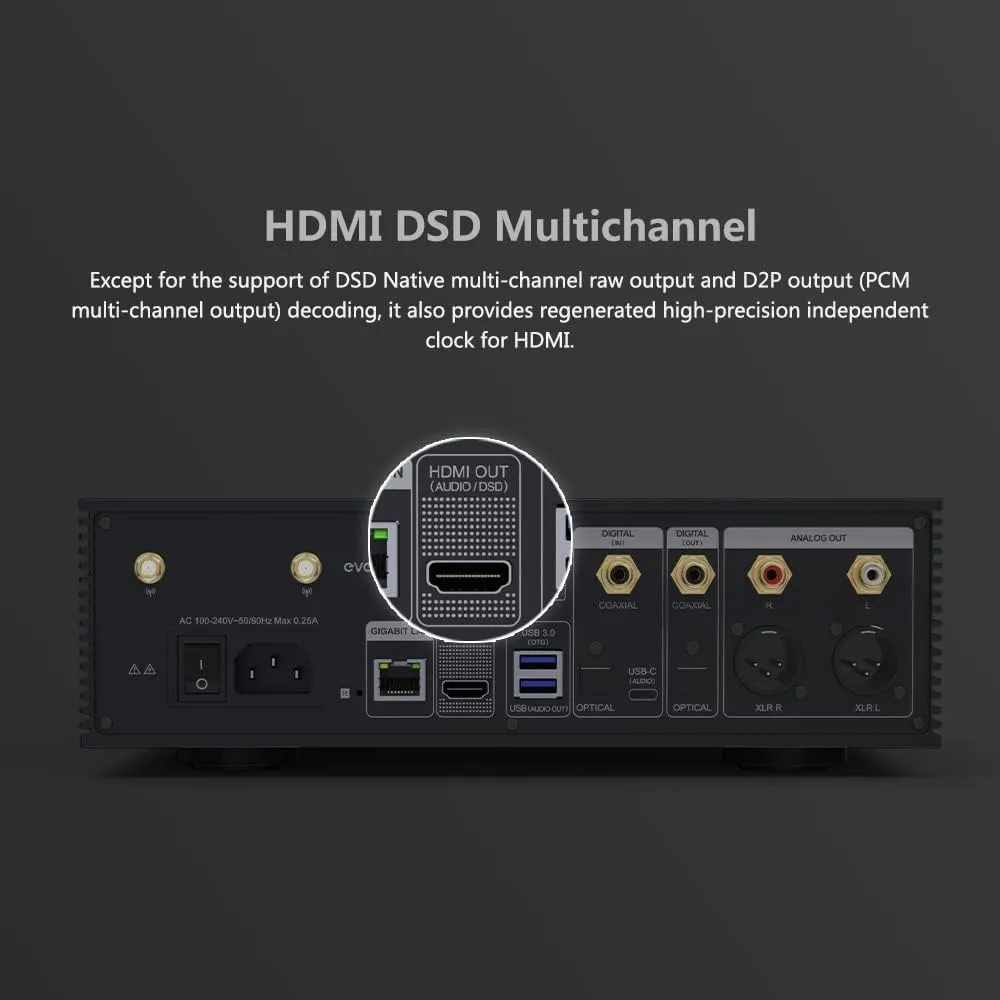 Eversolo DMP-A6 Streamers, All-in-One Amplifier and Network Player (Certified Refurbished)