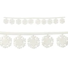 Fabric Snowflake Garlands 3ft 11in