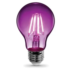 Feit Electric A19/TP/LED LED Bulb, General Purpose, A19 Lamp, 25 W Equivalent, E26 Lamp Base, Dimmable, Clear