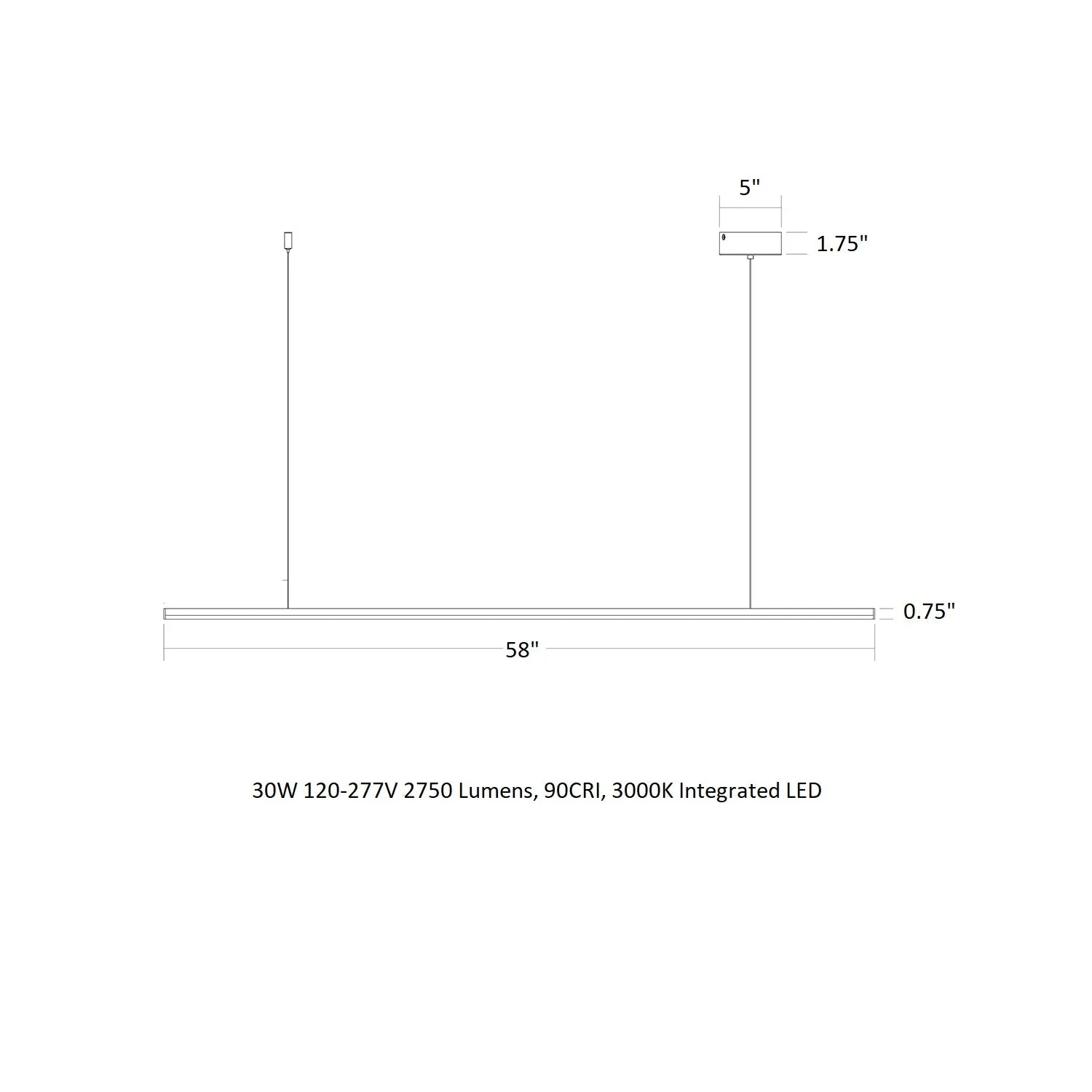 Fino Linear Pendant Light